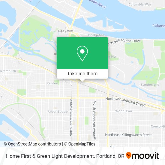 Home First & Green Light Development map