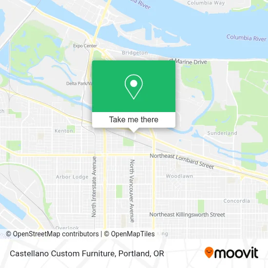 Castellano Custom Furniture map