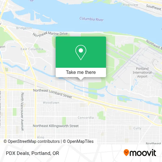 PDX Deals map