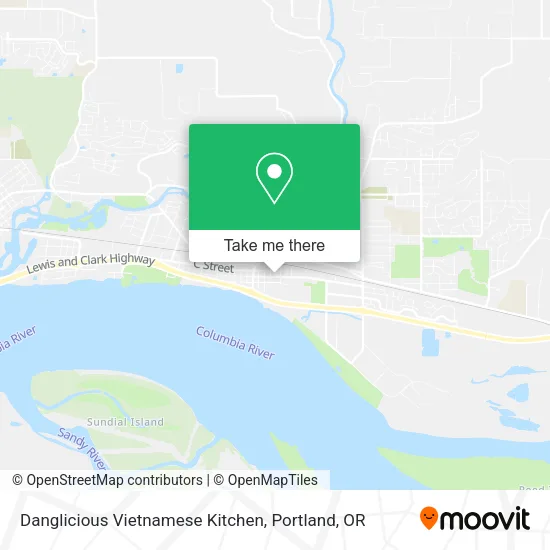 Danglicious Vietnamese Kitchen map
