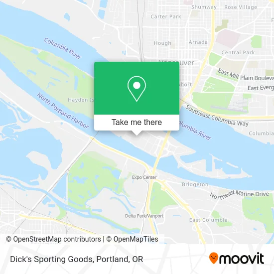 Dick's Sporting Goods map