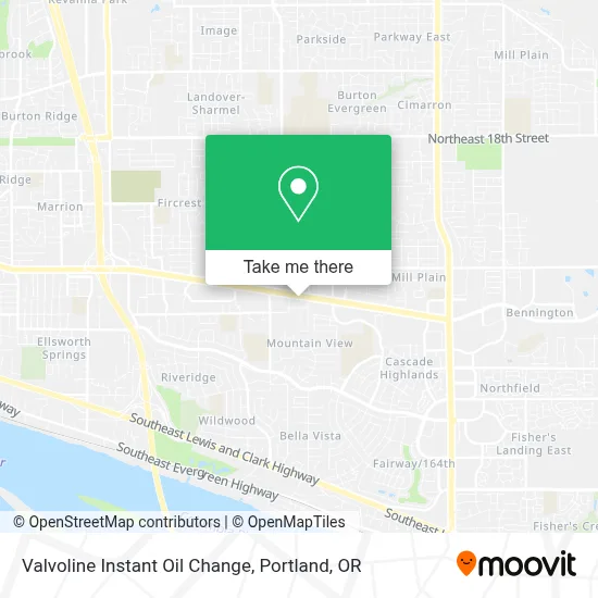 Valvoline Instant Oil Change map