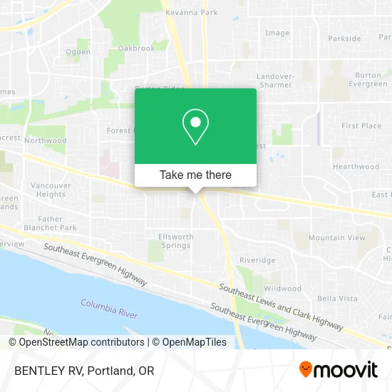 Mapa de BENTLEY RV