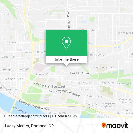 Lucky Market map