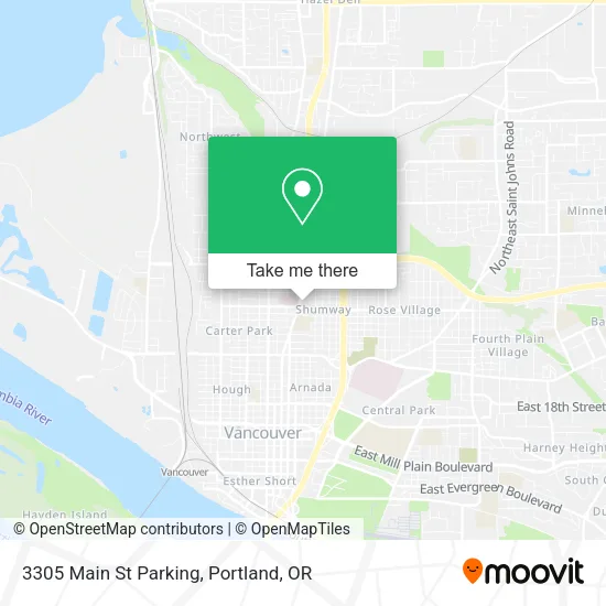 Mapa de 3305 Main St Parking