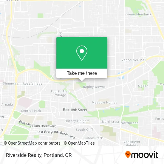 Riverside Realty map