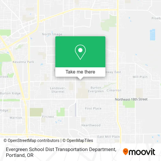Mapa de Evergreen School Dist Transportation Department