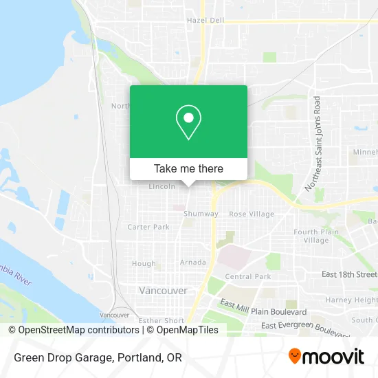 Mapa de Green Drop Garage