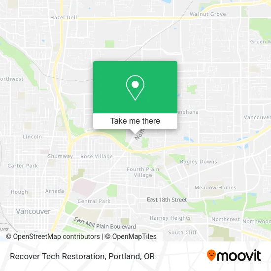 Recover Tech Restoration map
