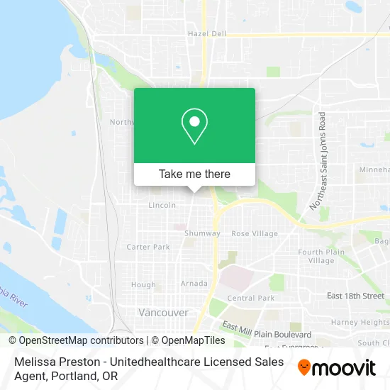 Melissa Preston - Unitedhealthcare Licensed Sales Agent map
