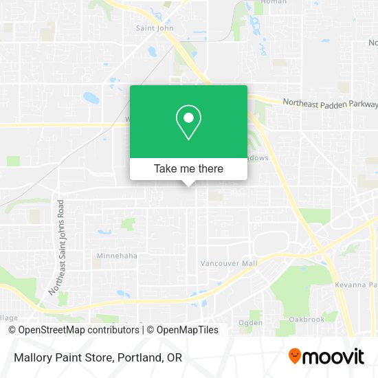Mallory Paint Store map
