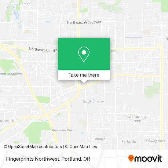 Fingerprints Northwest map
