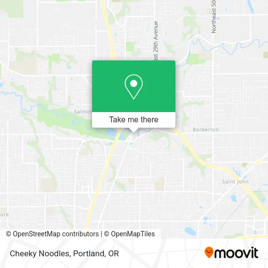 Mapa de Cheeky Noodles