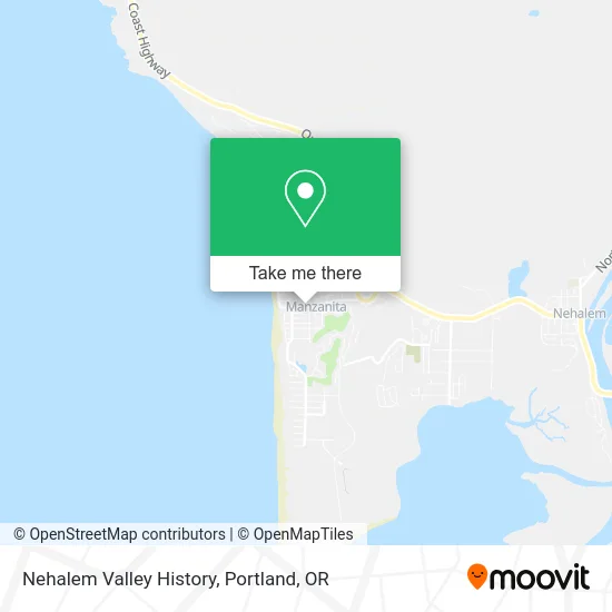 Nehalem Valley History map