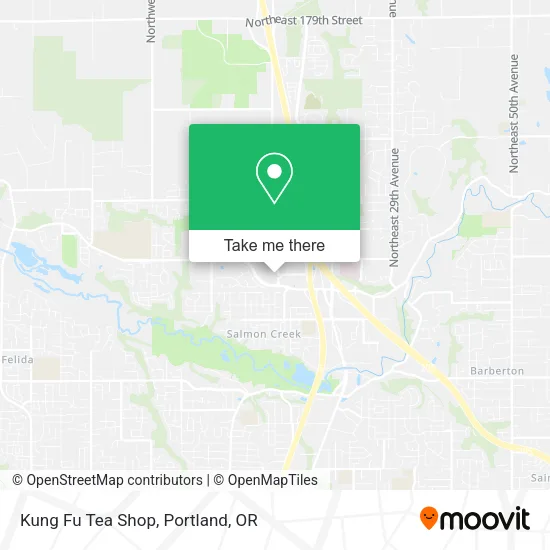 Mapa de Kung Fu Tea Shop