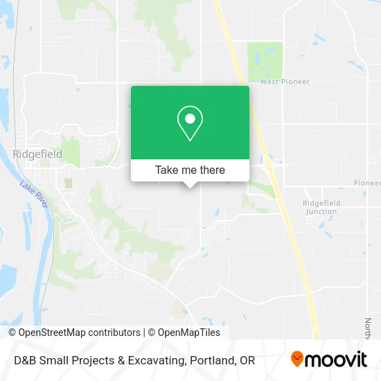 Mapa de D&B Small Projects & Excavating