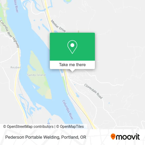 Pederson Portable Welding map