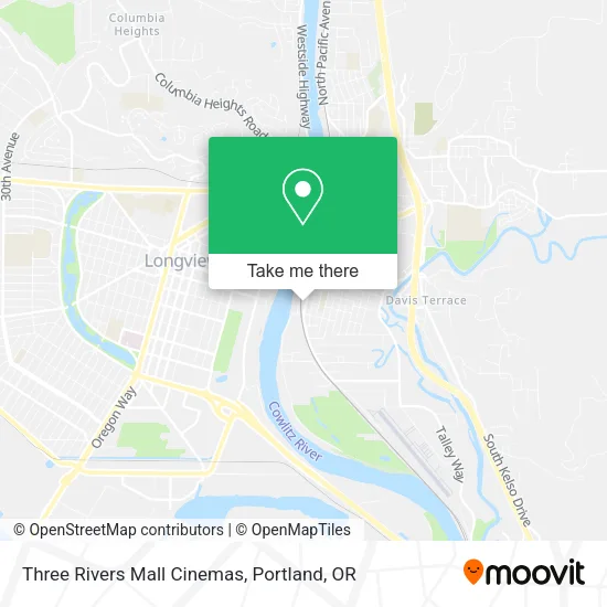 Mapa de Three Rivers Mall Cinemas