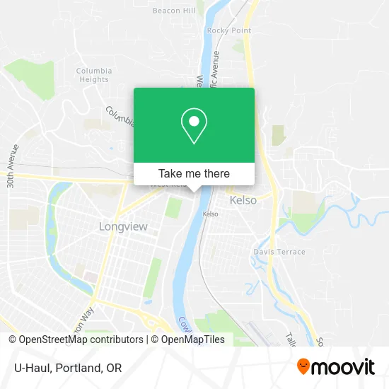 Mapa de U-Haul