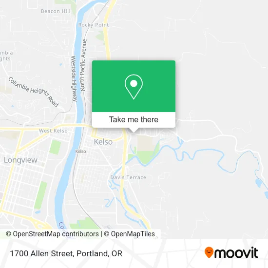 1700 Allen Street map