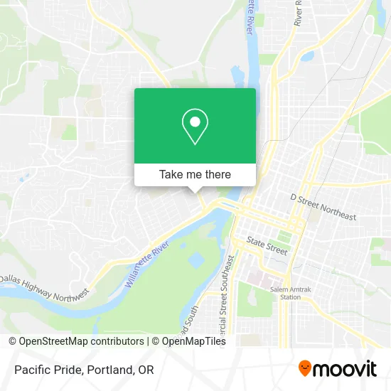 Mapa de Pacific Pride