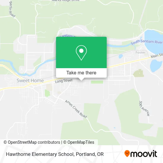 Mapa de Hawthorne Elementary School