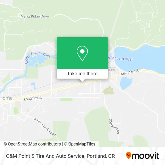 O&M Point S Tire And Auto Service map
