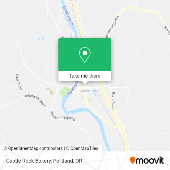 Castle Rock Bakery map