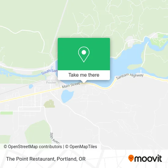 The Point Restaurant map
