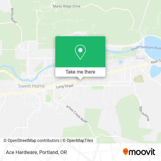 Mapa de Ace Hardware