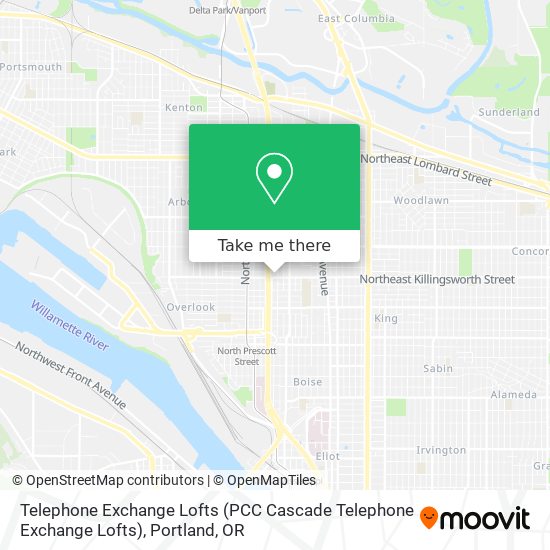 Telephone Exchange Lofts (PCC Cascade Telephone Exchange Lofts) map