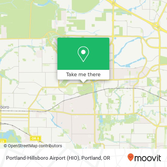 Mapa de Portland-Hillsboro Airport (HIO)