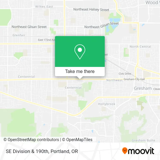 SE Division & 190th map