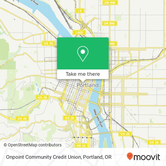 Mapa de Onpoint Community Credit Union