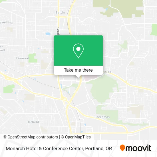 Mapa de Monarch Hotel & Conference Center