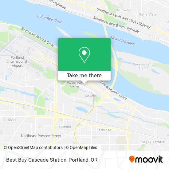Best Buy-Cascade Station map