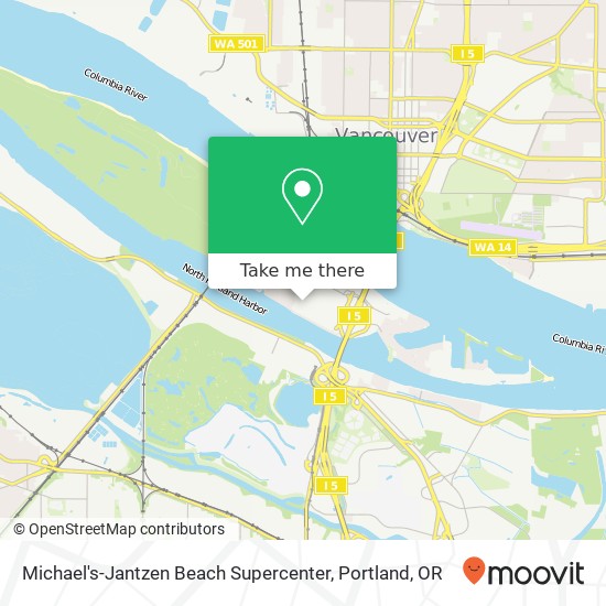 Michael's-Jantzen Beach Supercenter map