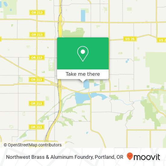 Mapa de Northwest Brass & Aluminum Foundry