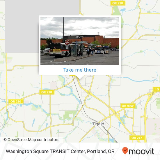 Washington Square TRANSIT Center map