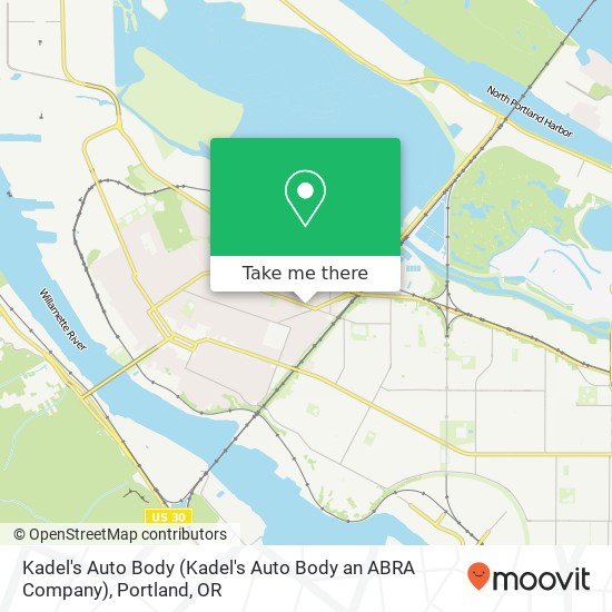 Kadel's Auto Body (Kadel's Auto Body an ABRA Company) map