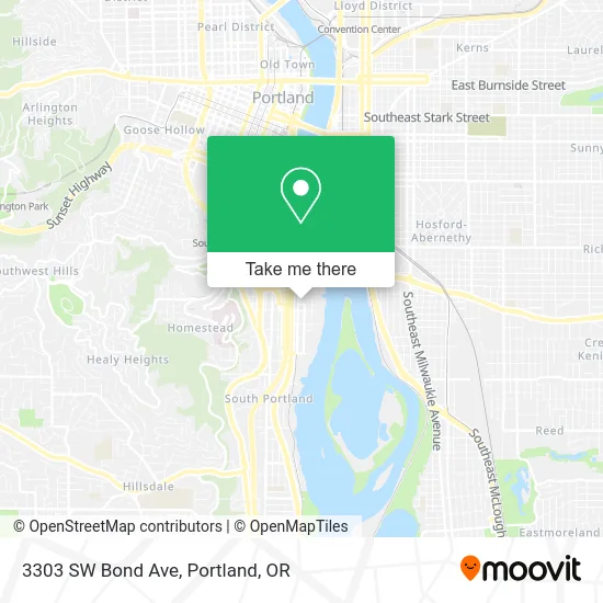 3303 SW Bond Ave map