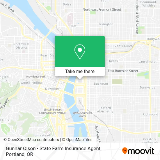 Gunnar Olson - State Farm Insurance Agent map