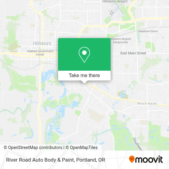River Road Auto Body & Paint map
