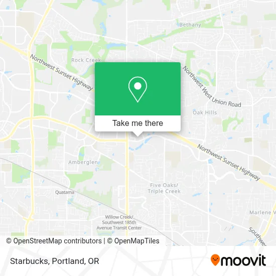 Starbucks map