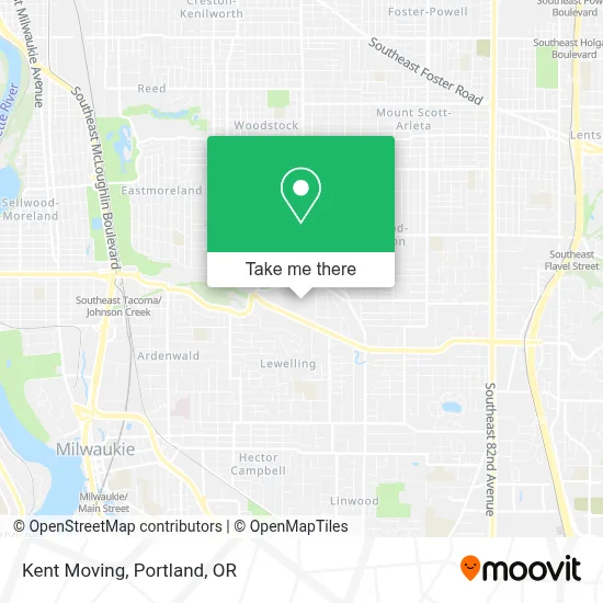 Kent Moving map