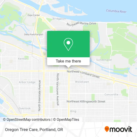Oregon Tree Care map