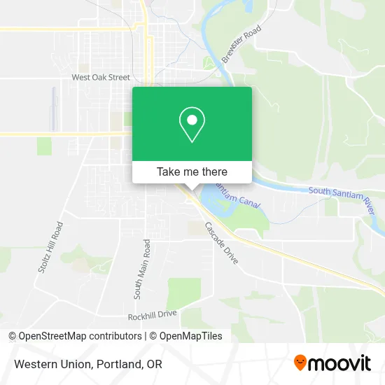 Western Union map