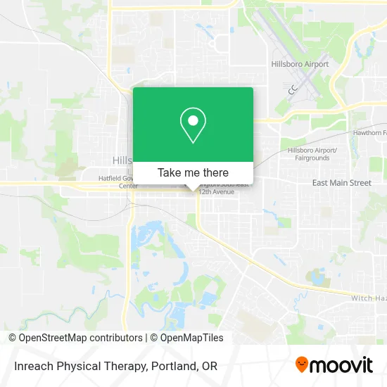 Inreach Physical Therapy map