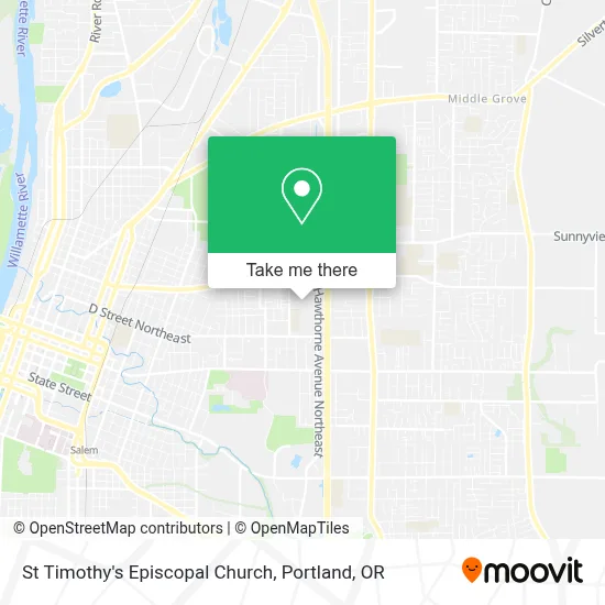 St Timothy's Episcopal Church map
