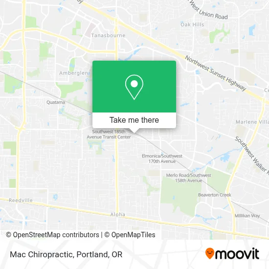Mac Chiropractic map